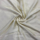 Crinkle Silk - Cream #100